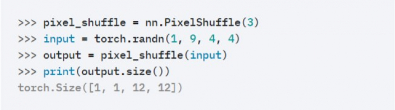 Picture 3 — Pixel Shuffle layer on PyTorch