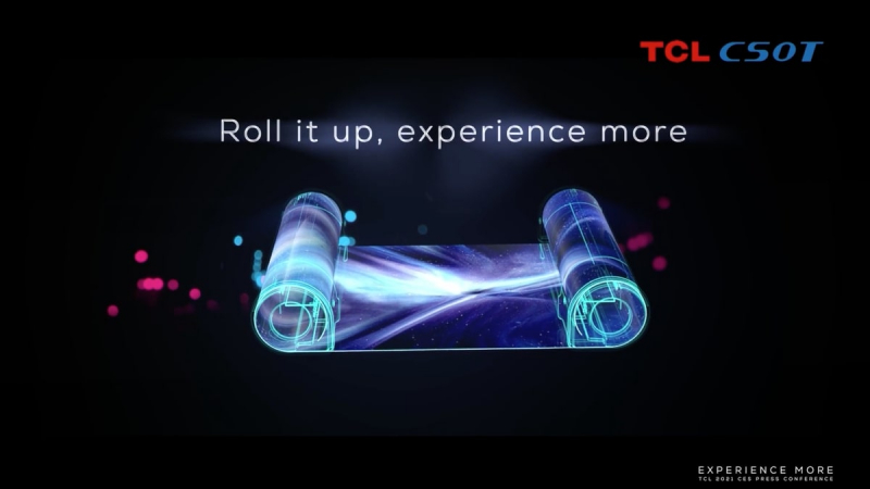 Screenshot from the TCL presentation