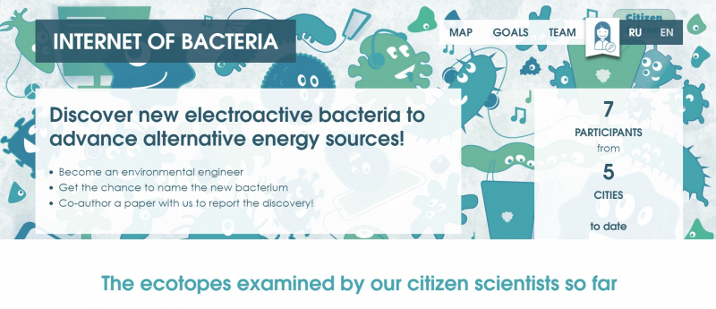 The Internet of Bacteria project. Credit: internetofbacteria.org