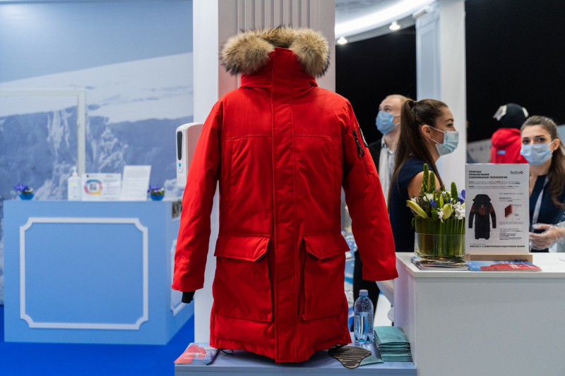 Smart clothing with controlled electronic heating. Photo courtesy of WARMR