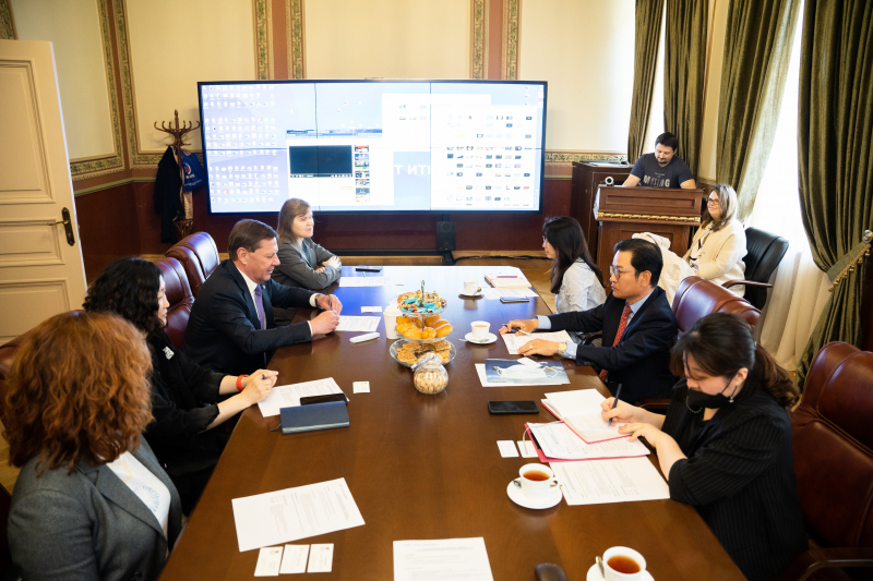 Визит делегации Генерального консульства Республики Корея в Санкт-Петербурге в Университет ИТМО
