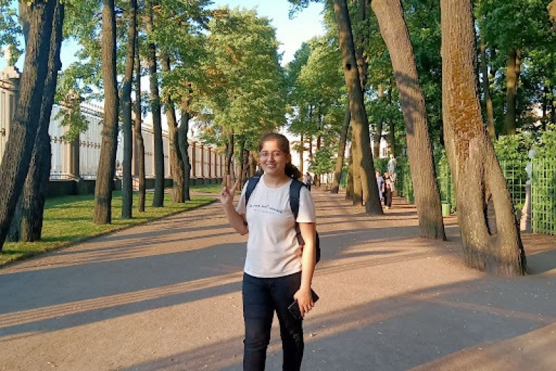 Takshama likes to explore the city and make new friends. She is also working on her Russian to connect better with the locals. Photo courtesy of the subject

 
