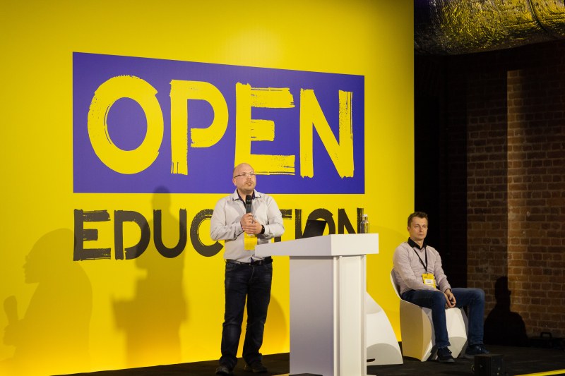 The workshop by Alexander Trifanov and Maxim Scriabin at the Open Education Conference. Photo courtesy of Dmitry Grigoriev, ITMO.NEWS
