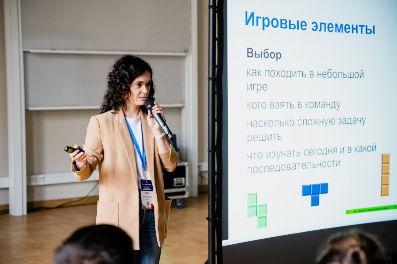 Antonina Fedorova at the ITMO.OPEN: Educational Practices conference. Credit: ITMO.NEWS

