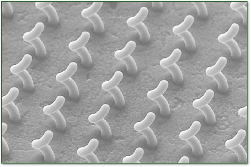 Chiral nanostructures. Image courtesy of the research team

