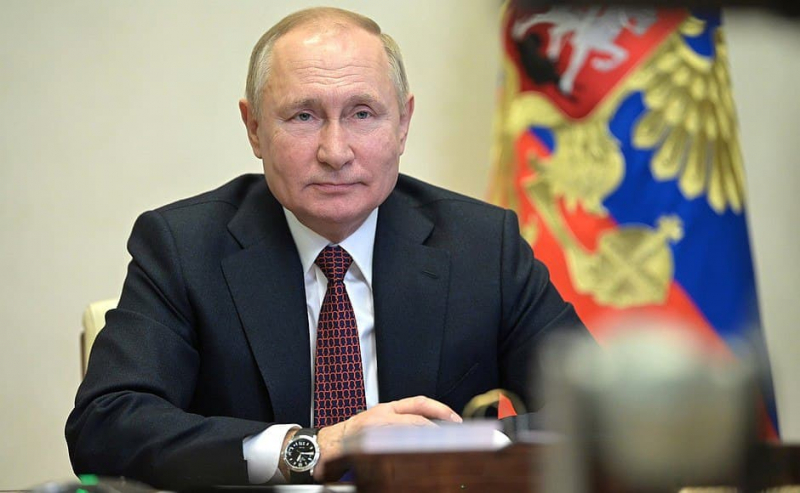 Vladimir Putin at the meeting. Credit: kremlin.ru
