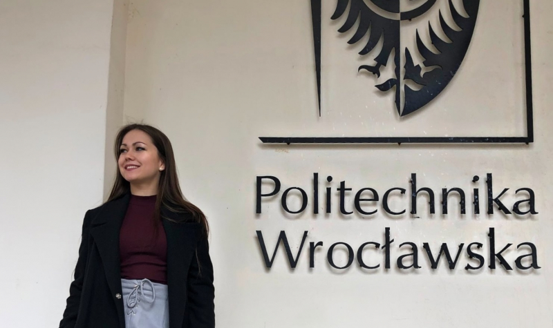 Yulia Shik at Wroclaw University of Science and Technology. Photo courtesy of the subject
