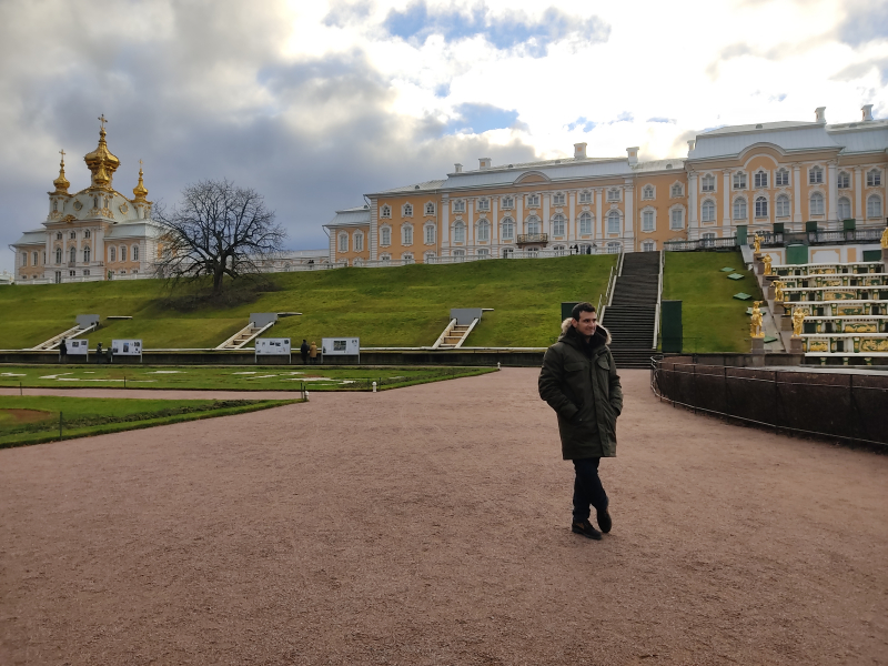 Wael’s favorite place in St. Petersburg is the Peterhof Palace. Photo courtesy of the subject
