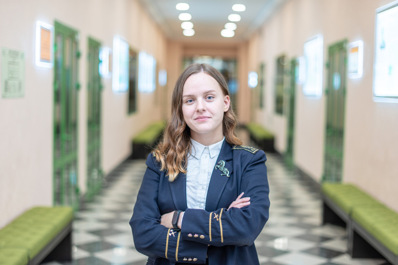 Lidiya Rozumets. Photo by Alexey Vlasov, NGF Media (St. Petersburg Mining University)
