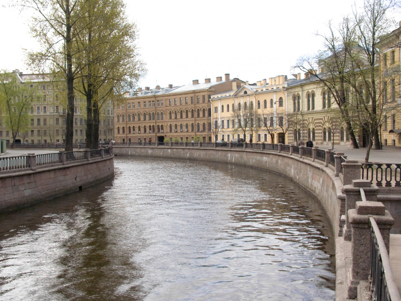 Griboyedov Canal. Credit: Lite - Own work, CC BY-SA 3.0, Wikimedia Commons
