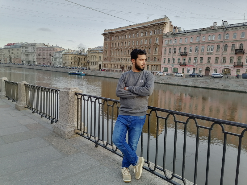 Muhammad Shahan is enjoying his time in St. Petersburg. Photo courtesy of the subject

