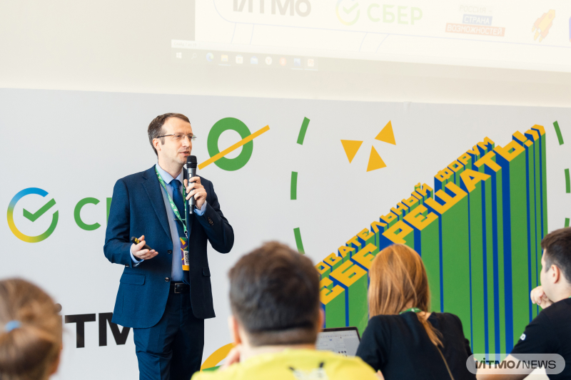 Alexey Kravchenko at the fifth annual It's Your Call! forum. Photo by Dmitry Grigoryev, ITMO.NEWS
