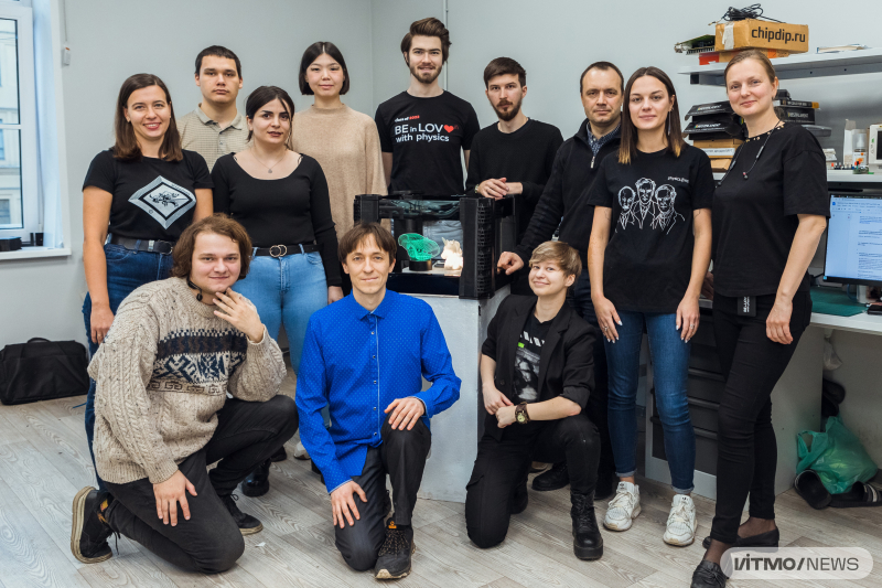 The team behind the project. Photo by Dmitry Grigoryev, ITMO.NEWS
