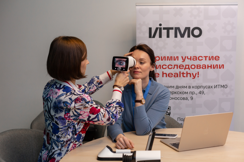 Lyubov Malyugina (right) with Anastasia Kryuchkova, an endocrinologist and a fellow student of the Public Health Sciences Master’s program. Credit: Maria Bakina / Megabyte Media

