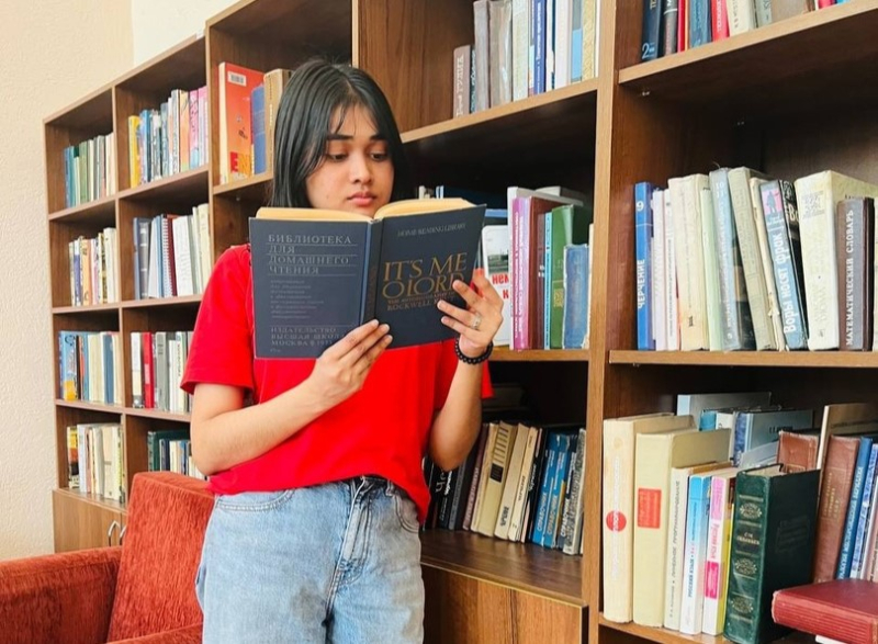 When it comes to hobbies, Israt is a fan of literature. Photo courtesy of the subject
