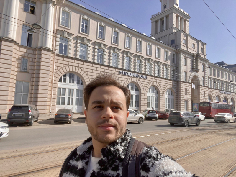 “I was introduced to ITMO by some students and I fell in love with the university instantly,” says Carl. Photo courtesy of the subject
