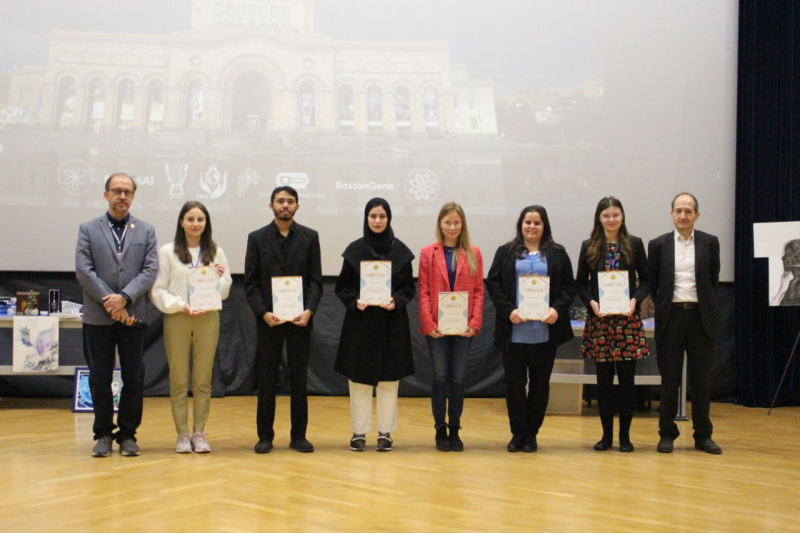 Natalia (fourth from right) with newly appointed USERN ambassadors of other countries, including Armenia, Latvia, and the UK. Credit: USERN
