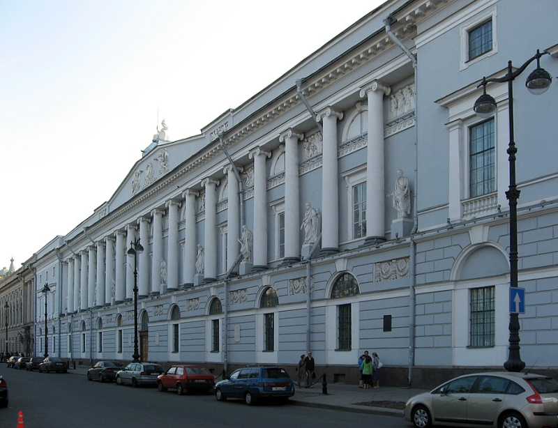 National Library of Russia (peek the statue at the top). Credit: Dezidor / CC BY 3.0 / Wikimedia Commons
