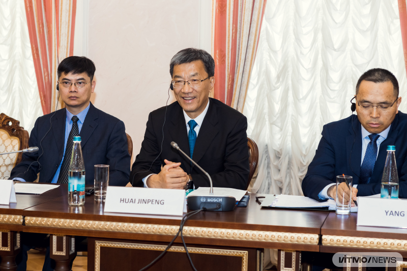 Minister of Education of China, Huai Jinpeng. Photo by Dmitry Grigoryev / ITMO.NEWS
