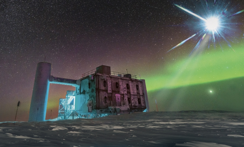 Нейтринная обсерватория IceCube. Источник: icecube.wisc.edu