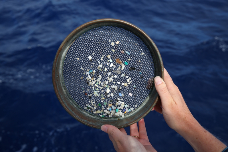Microplastic in water
