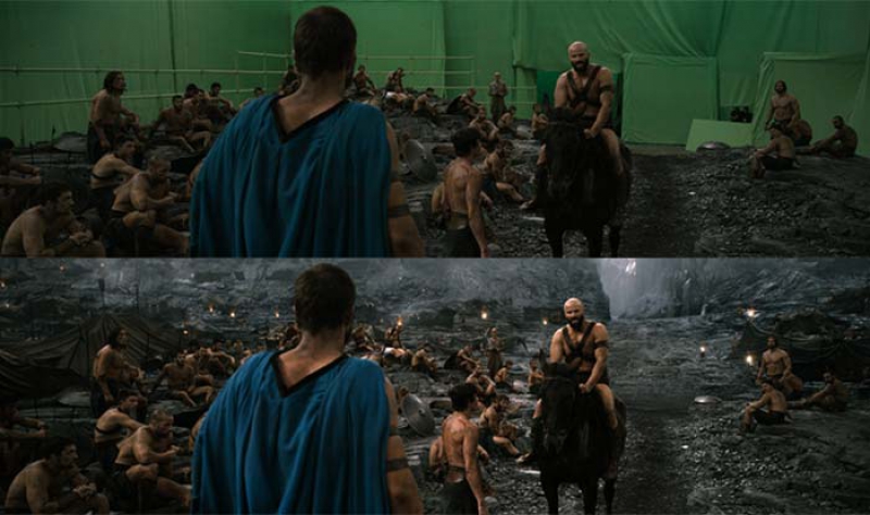 Visual effects in the 300 movie. Credit: india.com