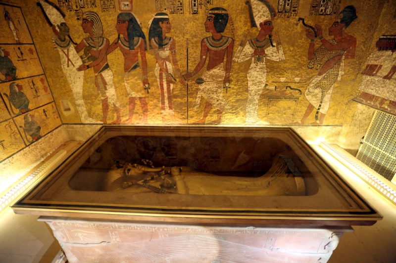 A pharaoh’s tomb