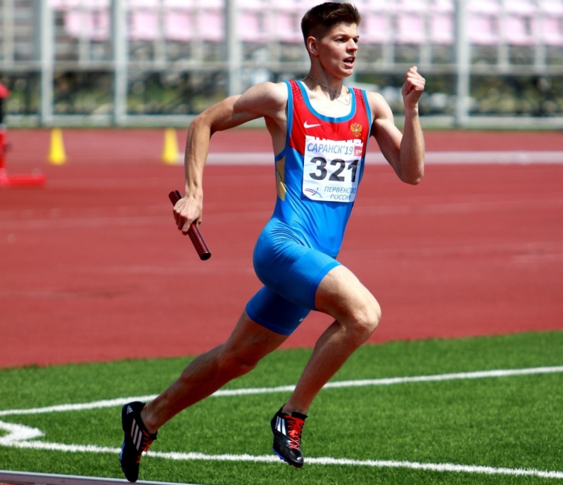 Vsevolod Shepelev at the Russian Sports and Athletic Contest