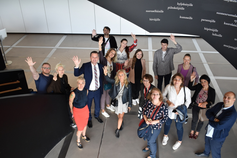 ITMO staff's trip to Finnish startup hubs as part of the Startup Connect project