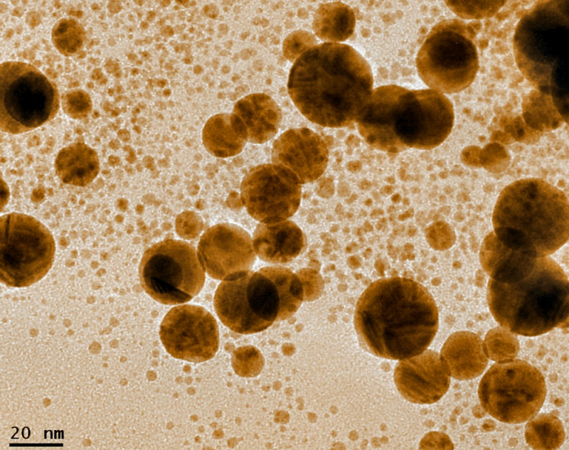 Gold nanoparticles. Credit: shutterstock.com
