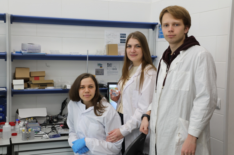 The team behind “A diagnostic platform for detecting Staphylococcus aureus in biological fluids”.Photo courtesy of the subject