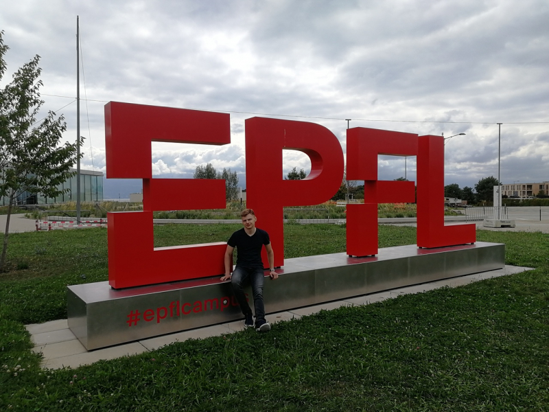 Nikita Teplyakov at EPFL. Photo courtesy of subject