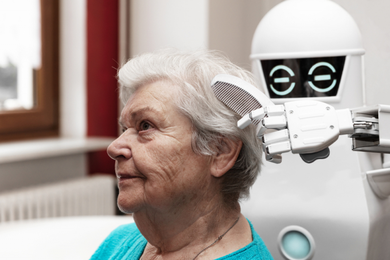 Robots for the elderly. Credit: shutterstock.com