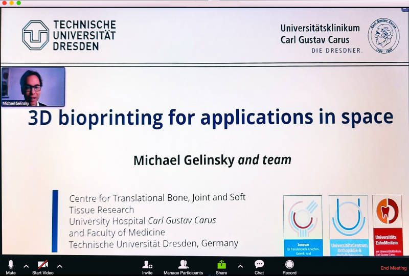 Michael Gelinsky’s presentation. Photo courtesy of author.