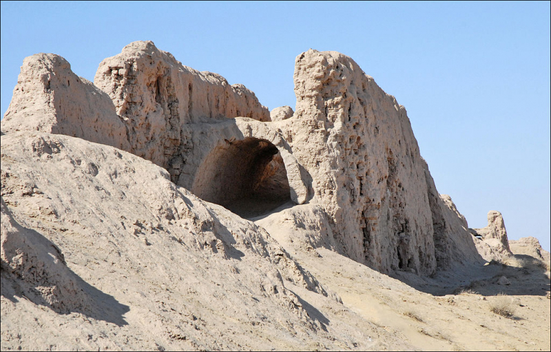 Ruins of Ayaz-Kala. Credit: Jean-Pierre Dalbéra / Wikimedia Commons / CC BY 2.0