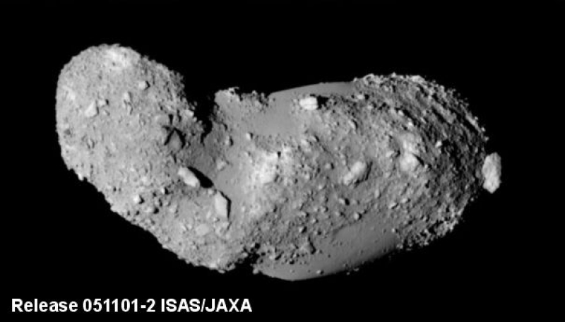 Астероид Итокава (снимок аппарата Хаябуса). Фото: wikipedia.org