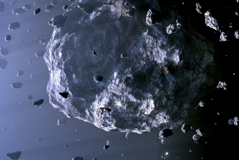 Asteroids in the Main Belt. Credit: shutterstock.com