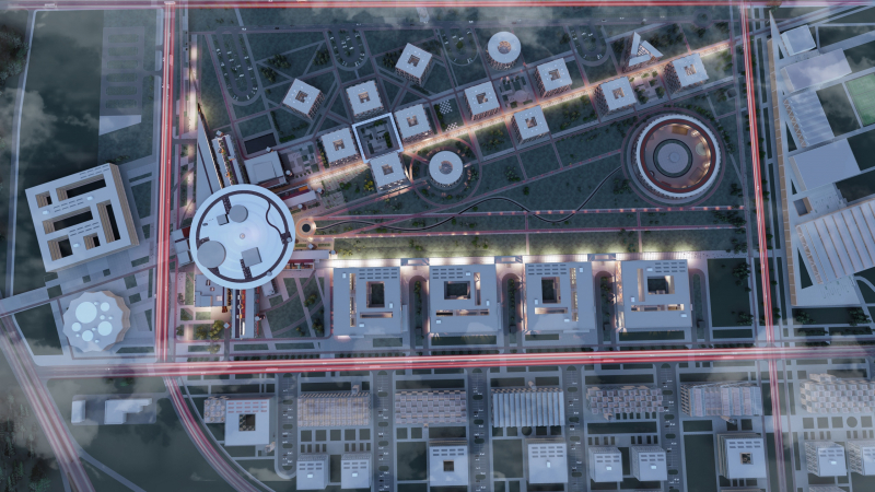 Проект Второго кампуса Университета ИТМО в городе-спутнике Южный. Источник: Архитектурное бюро «Студия 44»