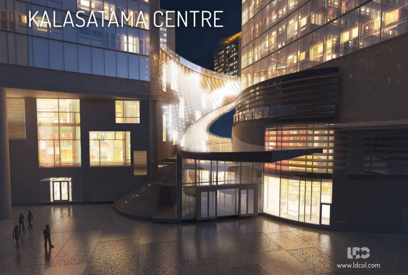 Световой дизайн Kalasatama Centre в Хельсинки от Lighting Design Collective. Фото из презентации Lighting Design Collective
