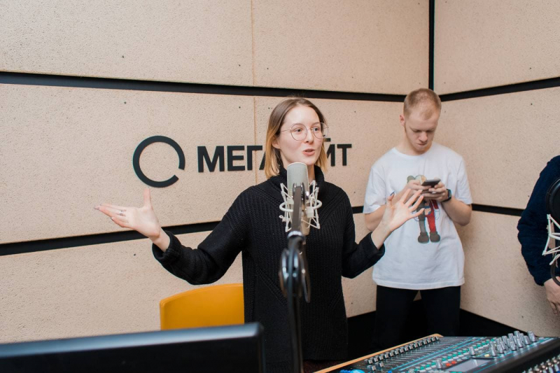 Екатерина Смелая на радио в «Мегабайт»
