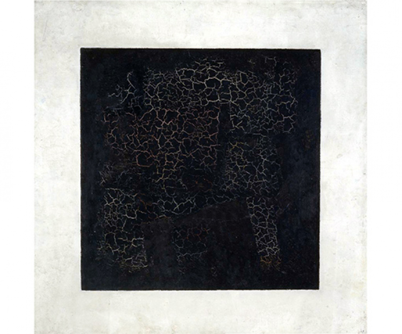 Black Square (1915) by Kazimir Malevich. Tretyakov Gallery, Moscow, Russia. Credit: Wikimedia Commons
