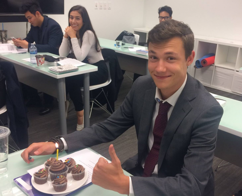 Igor Kireev got into the Imperial Hotel Management College in Canada thanks to the Apply Students platform. Photo courtesy of the subject
