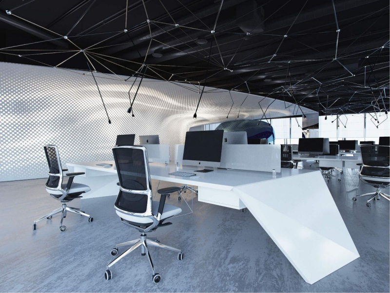 Office at the Lakhta Center. Credit: fullhousedesign.ru

