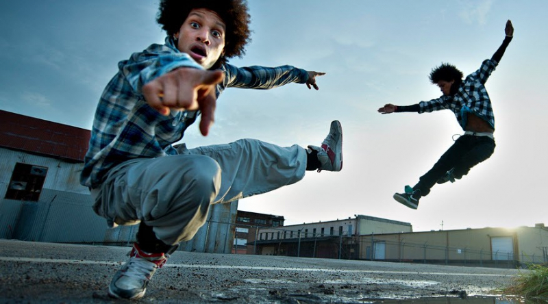 Les Twins are Bryan’s dancing idols. He has followed them since he was 9 years old. Photo by Shawn Welling. Credit: lestwinsonline.com
