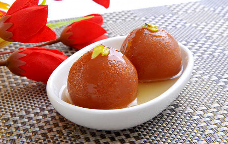 Gulab jamun is one of the most authentic Indian sweet dishes. Credit: Times Food

