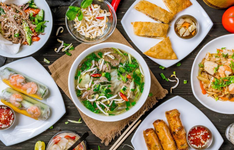 Two very popular dishes from Vietnamese cuisine are Pho and Bun cha. Credit: viviGuides

