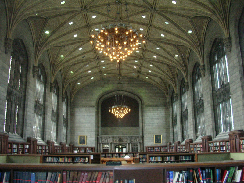 Harper's library, University of Chicago. Richie D. originally posted to Flickr as One of the Several Libraries, Wikimedia Commons, CC BY 2.0
