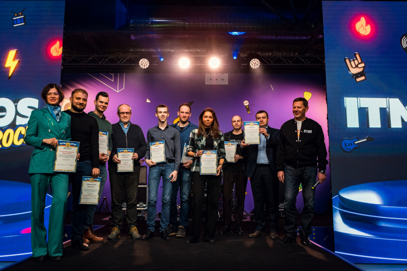Winners of the presidential grant contest. Photo by Dmitry Grigoryev, ITMO.NEWS
