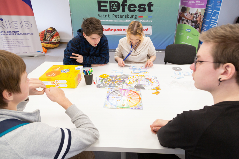 Профориентационный фестиваль для школьников EDFest Saint-Petersburg. Фото предоставлено организаторами
