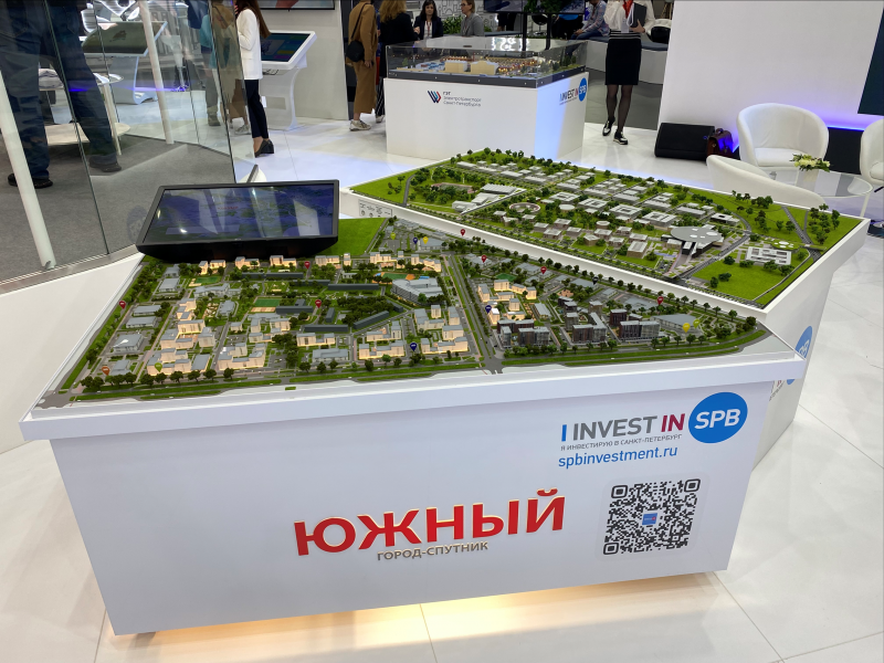 The layout of the first stage of housing and social infrastructure in Yuzhny. Photo courtesy of the authorities of the satellite city Yuzhny
